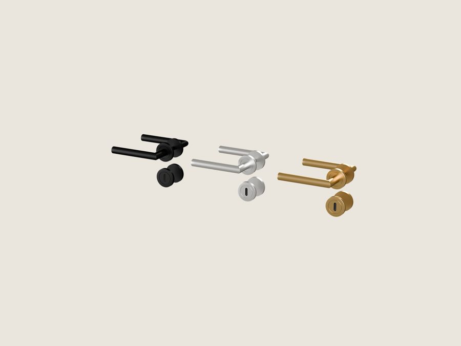 ZNM-012 Door handle, round
