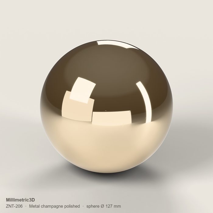 ZNT-206 Champagne, polished